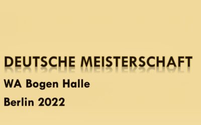 Deutsche Meisterschaft WA Bogen Halle 2022 – Teilnehmerinformationen